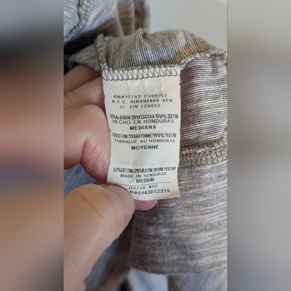 Hanes Womens Hoodie Medium Full Zip Long Sleeve Grey Fitness Active Athleisure - Picture 4 of 6